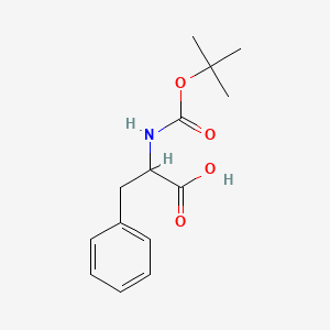 molecular formula C14H19NO4 B3418005 2-(tert-butoxycarbonylamino)-3-phenylpropanoic acid CAS No. 1178567-92-4