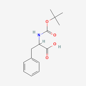 molecular formula C14H19NO4 B3418005 BOC-DL-Phenylalanine CAS No. 1178567-92-4