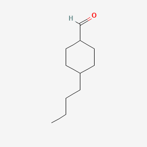 Cyclohexanecarboxaldehyde, 4-butyl-, trans-