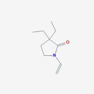 molecular formula C10H17NO B3418050 3,3-Diethyl-1-vinyl-2-pyrrolidinone CAS No. 1186202-47-0