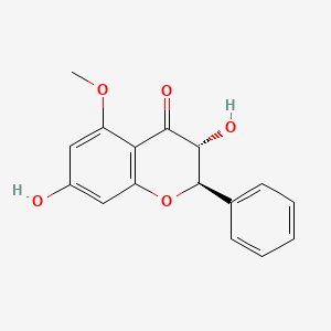 4H-1-Benzopyran-4-one, 2,3-dihydro-3,7-dihydroxy-5-methoxy-2-phenyl-, (2R,3R)-