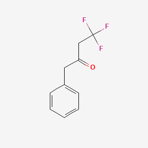 molecular formula C10H9F3O B3418190 4,4,4-Trifluoro-1-phenylbutan-2-one CAS No. 121194-37-4