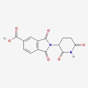 molecular formula C14H10N2O6 B3418234 Thalidomide-5-COOH CAS No. 1216805-11-6