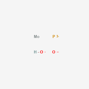 molecular formula HMoO2P-6 B3418322 Molybdenum hydroxide oxide phosphate CAS No. 12263-13-7