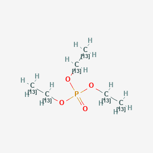molecular formula C6H15O4P<br>C6H15O4P<br>(C2H5)3PO4 B3418344 Tris[(~13~C_2_)ethyl] phosphate CAS No. 1228182-36-2