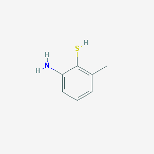 molecular formula C7H9NS B3418376 2-Amino-6-methylbenzenethiol CAS No. 122919-10-2