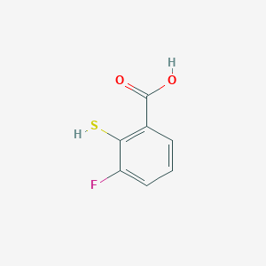 molecular formula C7H5FO2S B3418501 3-fluoro-2-sulfanylbenzoic acid CAS No. 1249426-89-8
