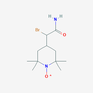 molecular formula C11H20BrN2O2 B3418521 Tempo 4-bromoacetamide CAS No. 125342-81-6