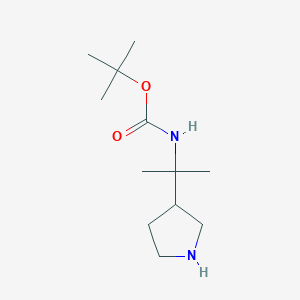 tert-Butyl (2-(pyrrolidin-3-yl)propan-2-yl)carbamate