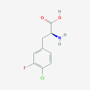(S)-3-(3-Fluoro-4-chlorophenyl)-2-aminopropionic acid