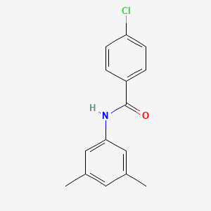 molecular formula C15H14ClNO B3418696 4-chloro-N-(3,5-dimethylphenyl)benzamide CAS No. 127292-04-0
