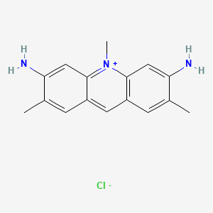 molecular formula C16H18ClN3 B3418718 Basic Yellow 5 CAS No. 40451-58-9
