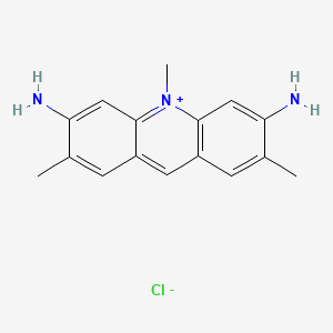 molecular formula C16H18ClN3 B3418718 3,6-Diamino-2,7,10-trimethylacridinium chloride CAS No. 40451-58-9