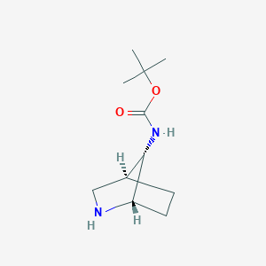 Tert-butyl N-[(1S,4S,7S)-2-azabicyclo[2.2.1]heptan-7-YL]carbamate