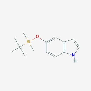 molecular formula C14H21NOSi B034188 5-(tert-Butyldimethylsilyloxy)-1H-indole CAS No. 106792-38-5