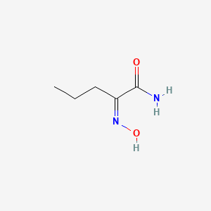 molecular formula C5H10N2O2 B3418875 2-(Hydroxyimino)pentanamide CAS No. 1314992-71-6