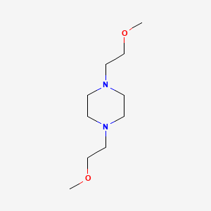 molecular formula C10H22N2O2 B3418994 1,4-Bis(2-methoxyethyl)piperazine CAS No. 13484-41-8