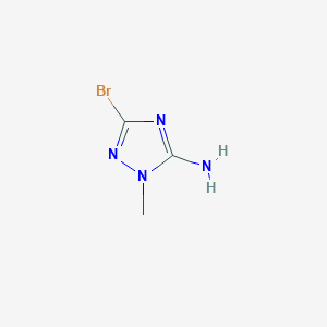 molecular formula C3H5BrN4 B3419120 3-Bromo-1-methyl-1h-1,2,4-triazol-5-amine CAS No. 1365957-74-9