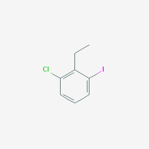 molecular formula C8H8ClI B3419132 1-Chloro-2-ethyl-3-iodobenzene CAS No. 1369876-61-8