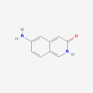 molecular formula C9H8N2O B3419175 6-Aminoisoquinolin-3-OL CAS No. 1374652-60-4