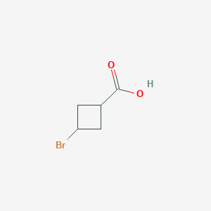 molecular formula C5H7BrO2 B3419184 3-Bromocyclobutane-1-carboxylic acid CAS No. 1378752-12-5