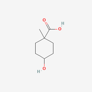 molecular formula C8H14O3 B3419191 trans-4-Hydroxy-1-methylcyclohexane-1-carboxylic acid CAS No. 1378844-04-2