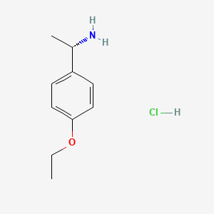 molecular formula C10H16ClNO B3419223 (S)-1-(4-Ethoxyphenyl)ethanamine hydrochloride CAS No. 1391449-67-4