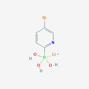 Lithium (5-bromopyridin-2-YL)trihydroxyborate