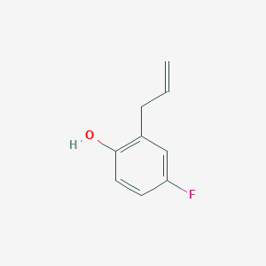 molecular formula C9H9FO B3419262 2-Allyl-4-fluorophenol CAS No. 13997-72-3