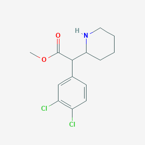 molecular formula C14H17Cl2NO2 B3419264 3,4-Dichloromethylphenidate CAS No. 1400742-68-8