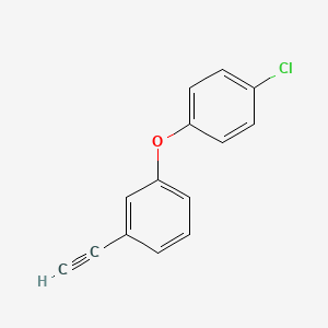 molecular formula C14H9ClO B3419326 1-Chloro-4-(3-ethynylphenoxy)benzene CAS No. 141580-95-2