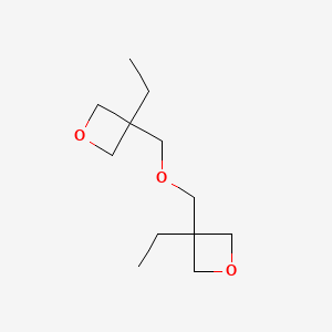 molecular formula C12H22O3 B3419371 Oxetane, 3,3'-[oxybis(methylene)]bis[3-ethyl- CAS No. 142675-43-2