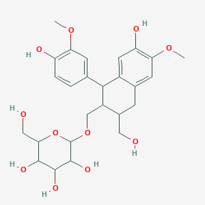 molecular formula C26H34O11 B3419434 Isolariciresinol 9'-O-beta-D-glucoside CAS No. 143236-04-8