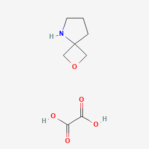 molecular formula C8H13NO5 B3419445 2-Oxa-5-azaspiro[3.4]octane oxalate CAS No. 1433363-32-6