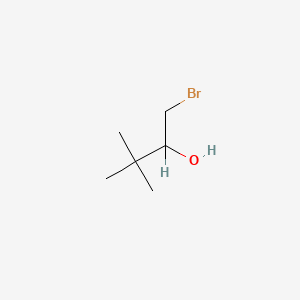 molecular formula C6H13BrO B3419476 1-溴-3,3-二甲基-丁烷-2-醇 CAS No. 1438-13-7