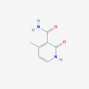 molecular formula C7H8N2O2 B3419482 4-Methyl-2-oxo-1,2-dihydropyridine-3-carboxamide CAS No. 1443980-69-5