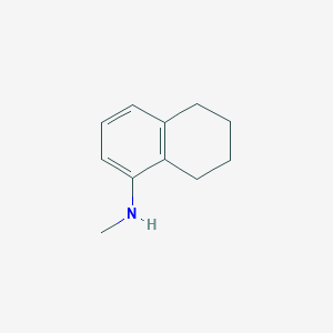 molecular formula C11H15N B3419491 Methyl-(5,6,7,8-tetrahydro-naphthalen-1-YL)-amine CAS No. 14453-70-4