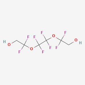 molecular formula C6H6F8O4 B3419553 2,2'-((Perfluoroethane-1,2-diyl)bis(oxy))bis(2,2-difluoroethanol) CAS No. 146222-54-0