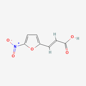 molecular formula C7H5NO5 B3419721 3-(5-Nitro-2-furyl)acrylic acid CAS No. 15341-58-9