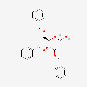 2-Deoxy-3,4,6-tris-O-(phenylmethyl)-D-arabino-hexopyranose