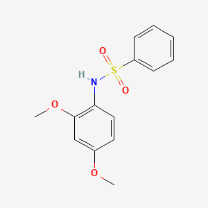 B3419884 N-(2,4-dimethoxyphenyl)benzenesulfonamide CAS No. 160878-39-7