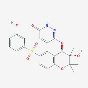 molecular formula C23H24N2O7S B3419953 UK-157147 CAS No. 162704-20-3