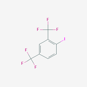 molecular formula C8H3F6I B3420175 1-Iodo-2,4-bis(trifluoromethyl)benzene CAS No. 176714-84-4