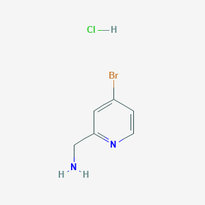 molecular formula C6H8BrClN2 B3420192 (4-Bromopyridin-2-yl)methanamine hydrochloride CAS No. 1779128-18-5