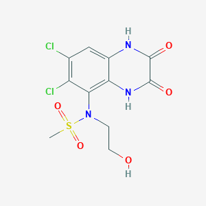 molecular formula C11H11Cl2N3O5S B3420219 UK-240455 CAS No. 178908-09-3