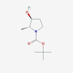 (2R,3S)-tert-Butyl 3-hydroxy-2-methylpyrrolidine-1-carboxylate