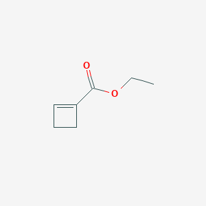 molecular formula C7H10O2 B3420279 Ethyl cyclobut-1-ene-1-carboxylate CAS No. 181941-46-8