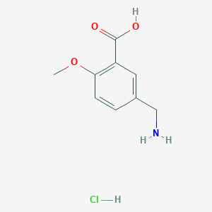 5-(Aminomethyl)-2-methoxybenzoic acid hydrochloride