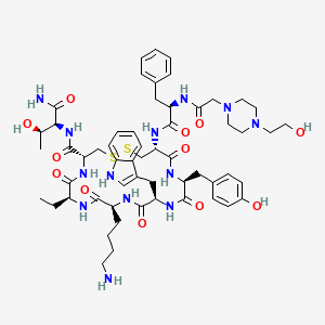 molecular formula C57H79N13O12S2 B3420296 BIM-23190 CAS No. 182153-96-4