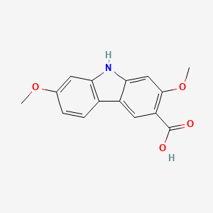 molecular formula C15H13NO4 B3420300 Clausine K CAS No. 182261-96-7